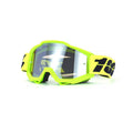 1002 | Motocross Goggles | Cylindrical Tear-Off Lens, UV400 Protection | Motocross Riding-Lime Lens / Lime Frame-Snowledge