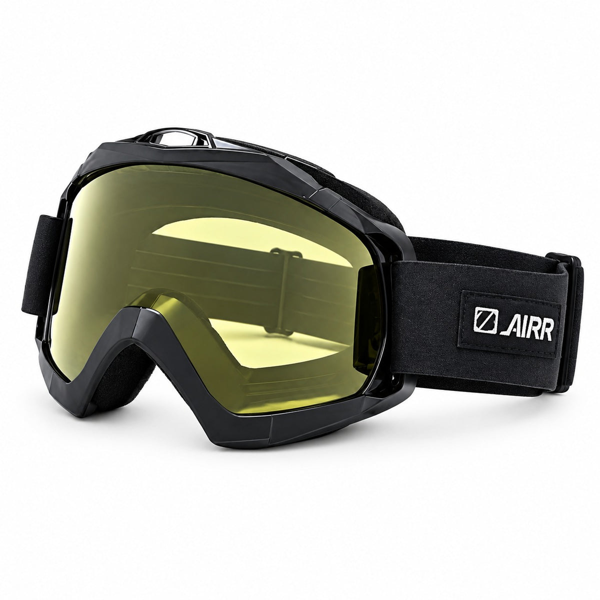 HB-156 | Motocross Goggles | Cylindrical Tear-Off Lens, UV400 Protection | Motocross Riding-Olive lens / Black frame-Snowledge