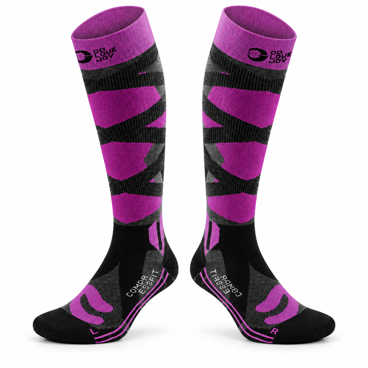 DWZ05 | Long Ski Socks | Breathable Knit and Graduated Compression