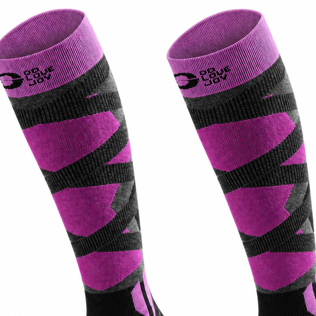 DWZ05 | Long Ski Socks | Breathable Knit and Graduated Compression