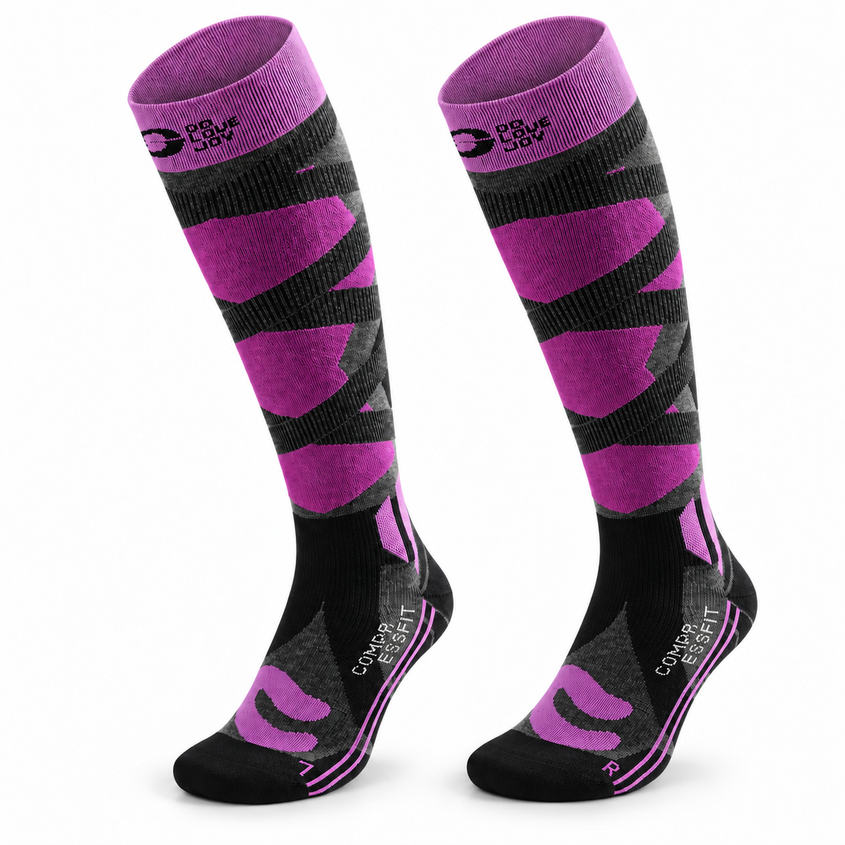 DWZ05 | Long Ski Socks | Breathable Knit and Graduated Compression