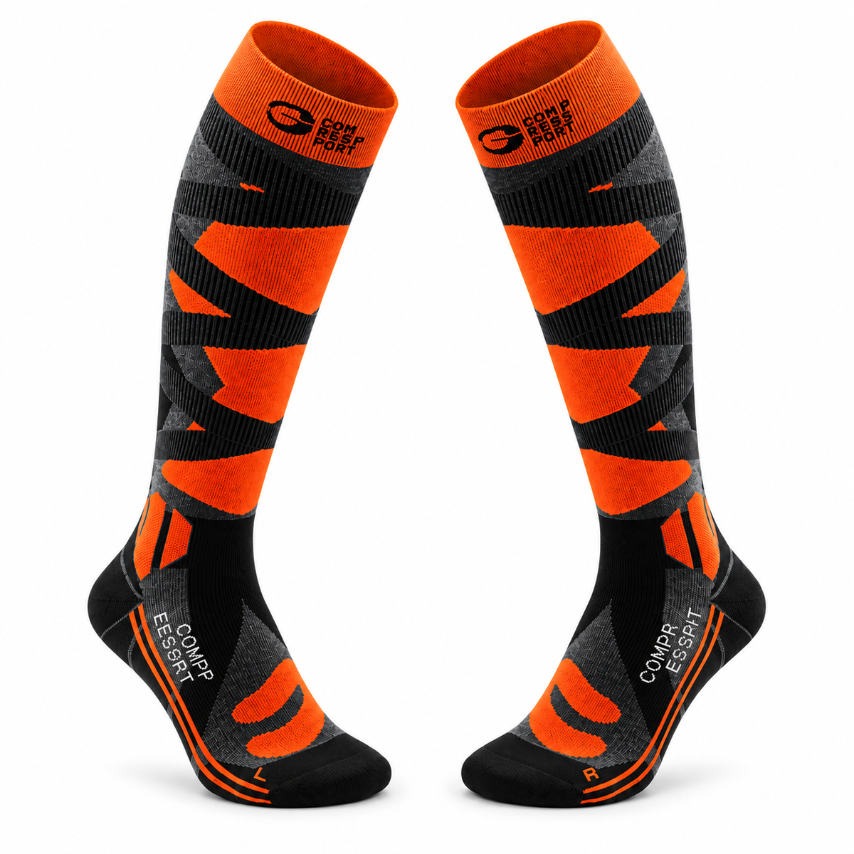 DWZ05 | Long Ski Socks | Breathable Knit and Graduated Compression