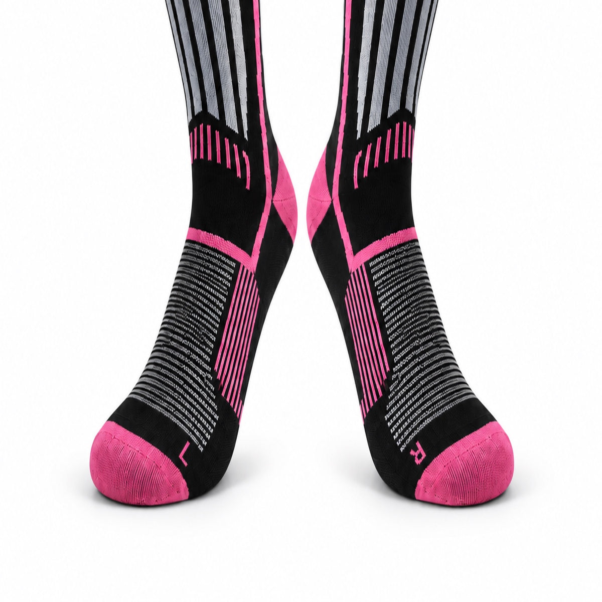 DWZ20 | Wool Blend Ski Socks | Zoned Cushioning and Graduated Compression