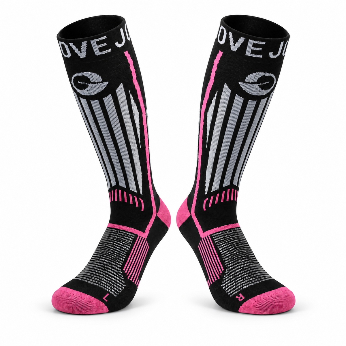 DWZ20 | Wool Blend Ski Socks | Zoned Cushioning and Graduated Compression