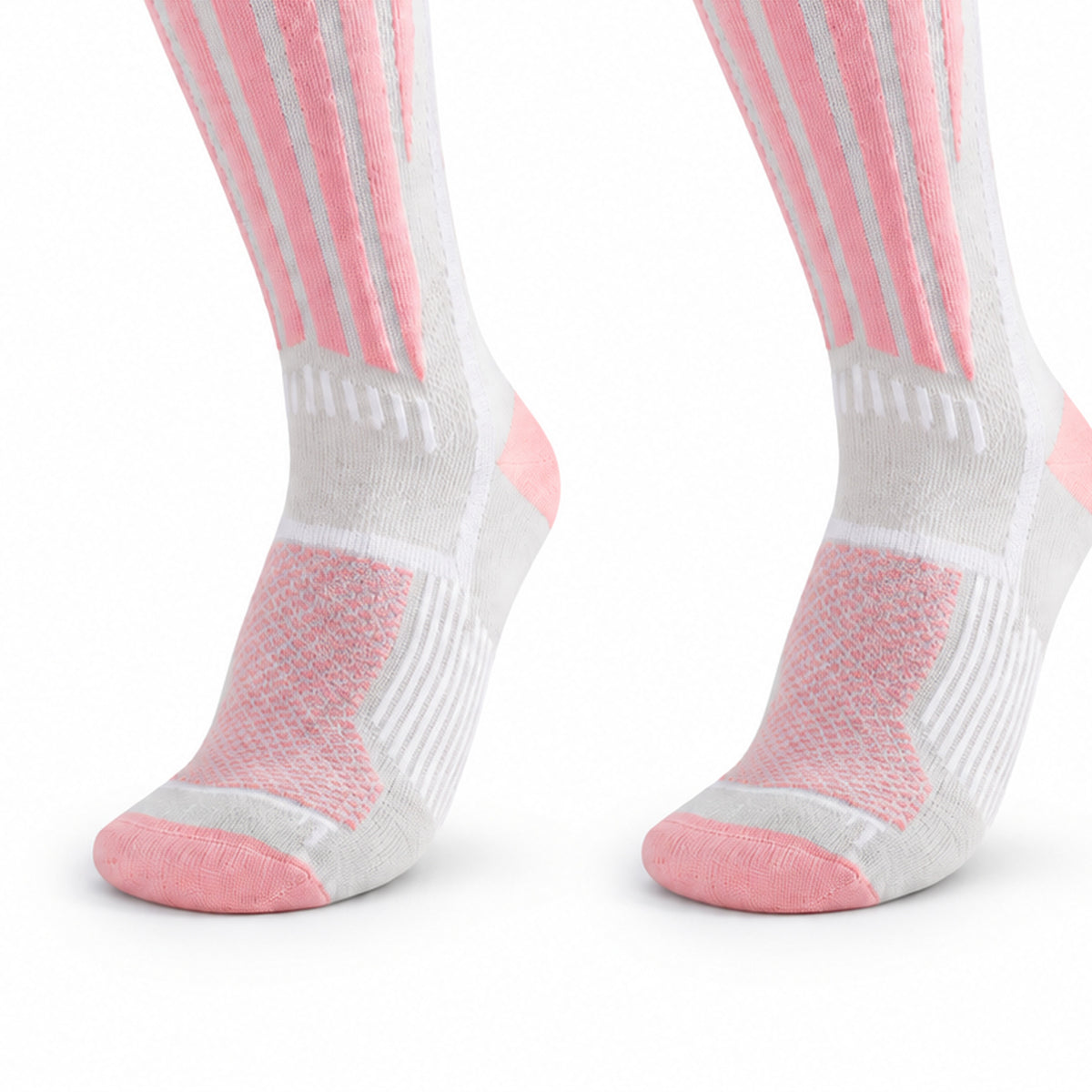 DWZ20 | Wool Blend Ski Socks | Zoned Cushioning and Graduated Compression