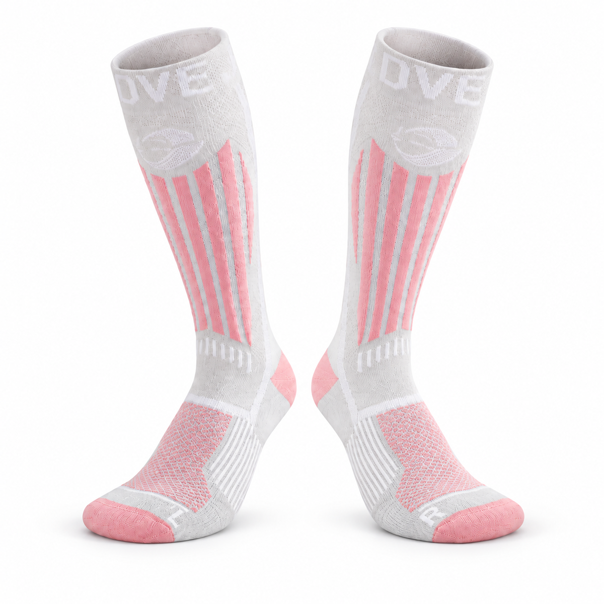 DWZ20 | Wool Blend Ski Socks | Zoned Cushioning and Graduated Compression