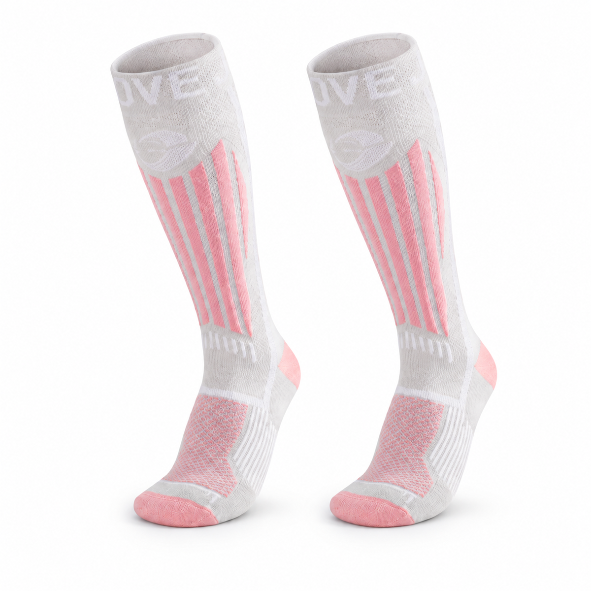 DWZ20 | Wool Blend Ski Socks | Zoned Cushioning and Graduated Compression