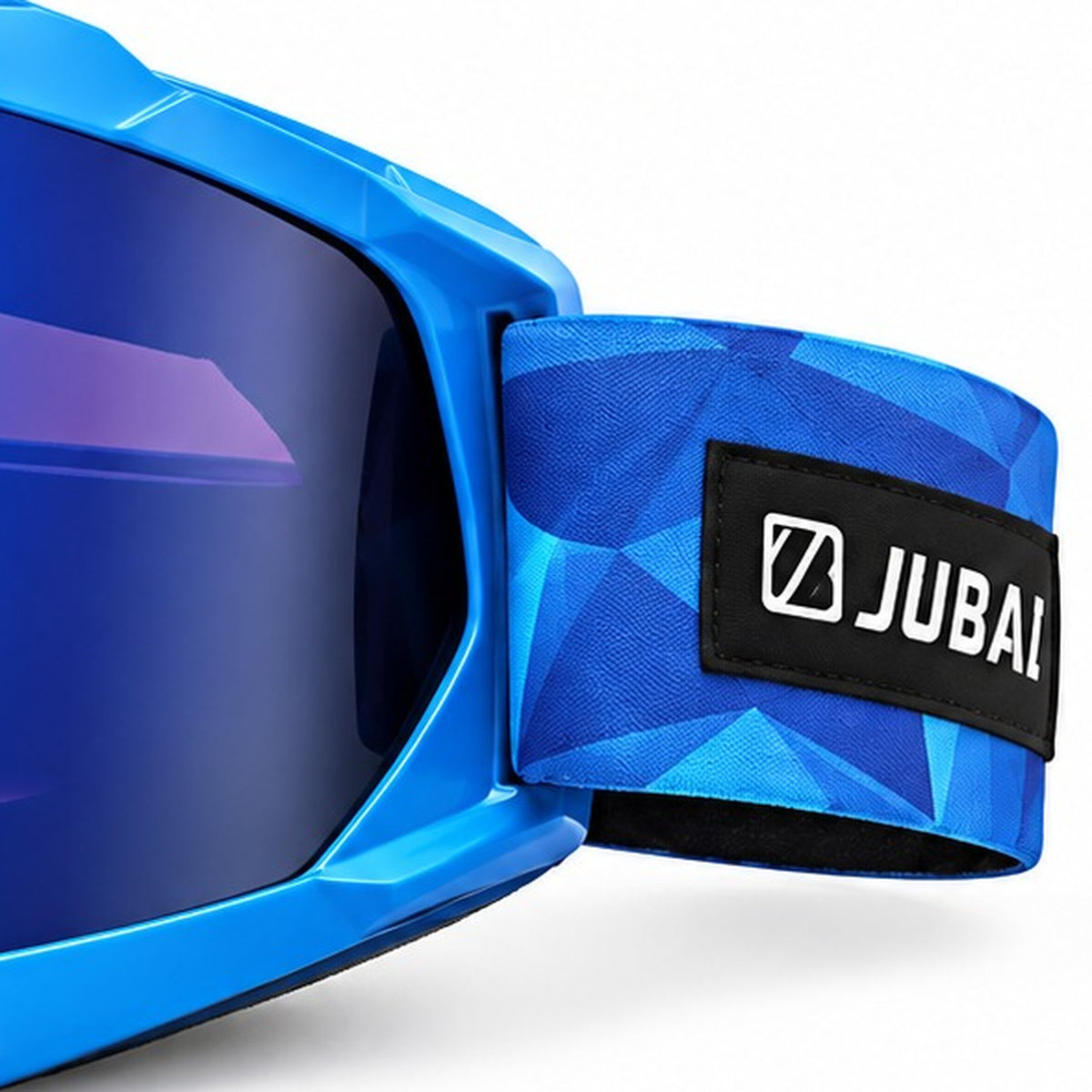 HB-156 | Motocross Goggles | Cylindrical Tear-Off Lens, UV400 Protection | Motocross Riding-Blue Lens / Blue Frame-Snowledge