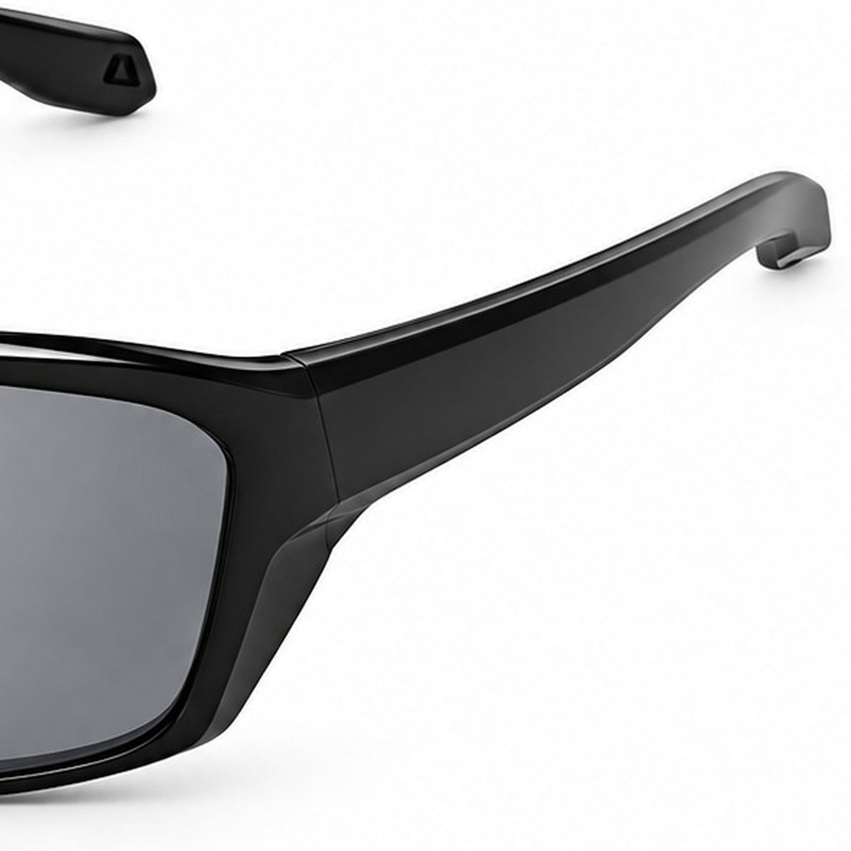 HB-529 | Sports Sunglasses | Spherical Lens, Soft Neck Strap | Outdoor Sports-Gray Lens / Black Frame-Snowledge
